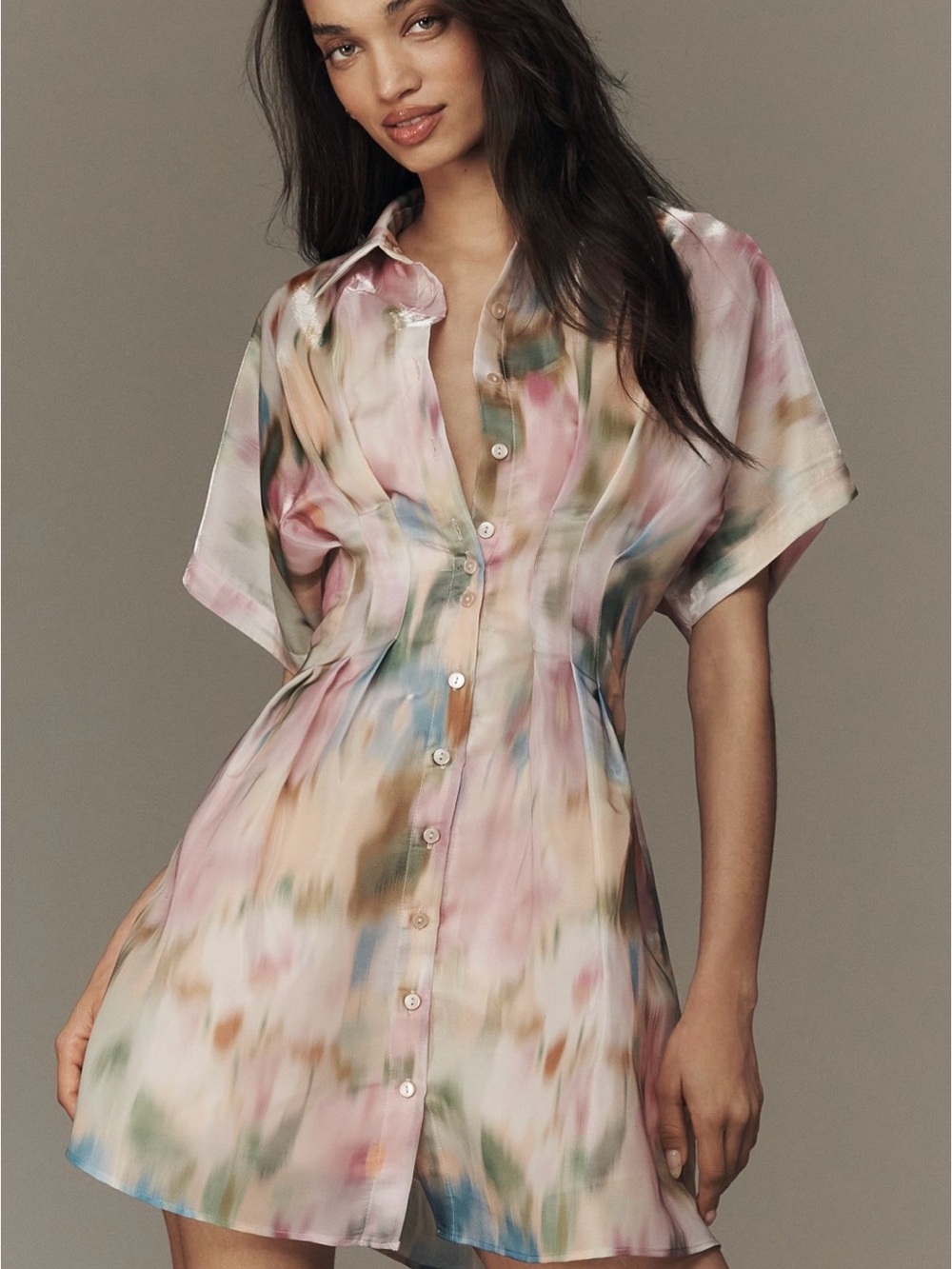Tobie Organza Shirt Dress